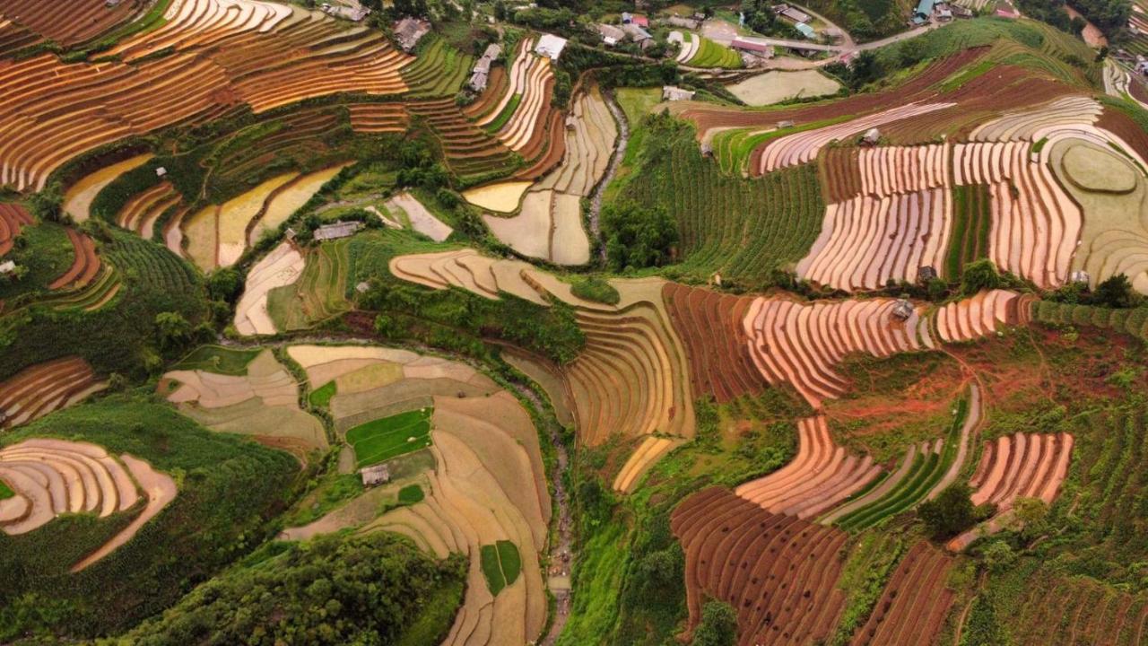 Dong Suoi H'Mong Homestay & Bungalow - Trek & Vegetarian Food Mu Cang Chai المظهر الخارجي الصورة